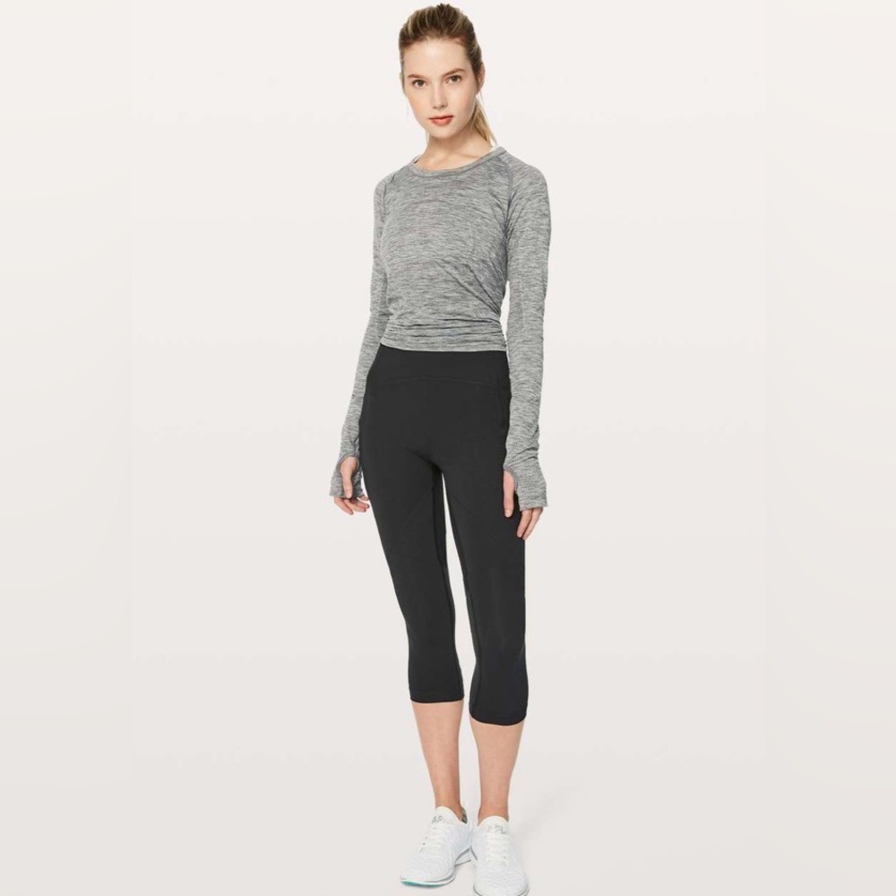 Lululemon Lead The Pack Crop 23"
Black Athletic Leggings Medium